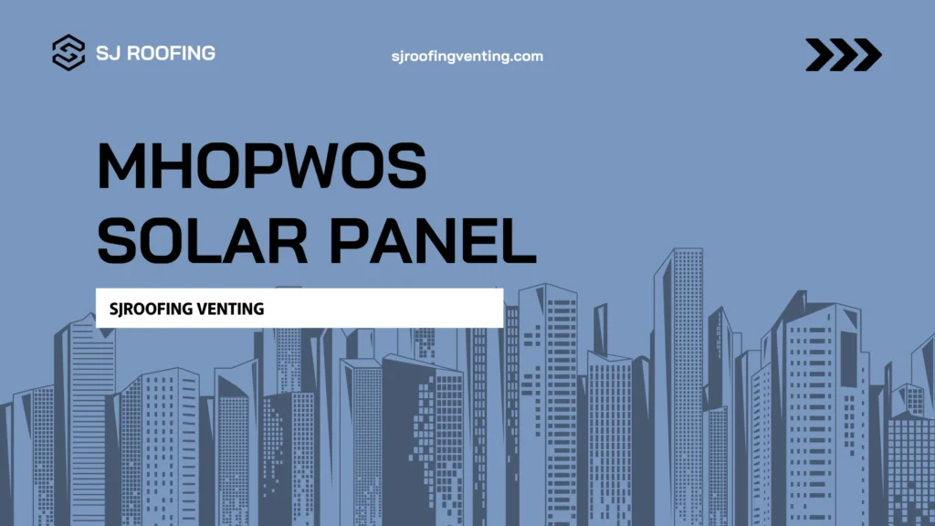 Mhopwos Solar Panel