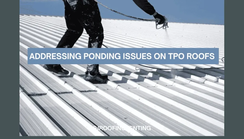 Addressing Ponding Issues on TPO Roofs